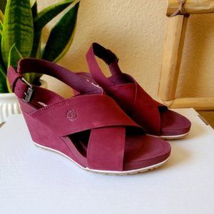 Timberland Capri Sunset Wedge Sandal size